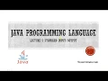 Java Programming Language Lecture5-1 Standard - Scanner