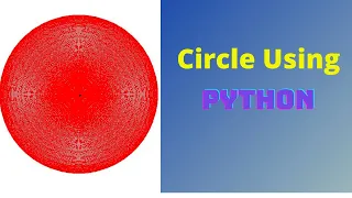 Python Turtle Graphics - Draw Circle Fill Color Circle Method Code Python Circle