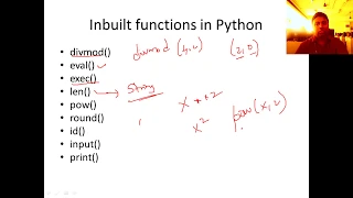 7 - Introduction to Python Inbuilt Functions and Strings