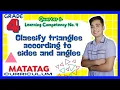 Classify Triangles according to Sides and Angles - Grade 4 Q1
