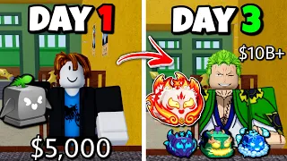 How Rich Can I Get From Trading in 3 Days Blox Fruits