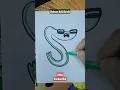 How to draw ALPHABET LORE lowercase s but it s REVERSE