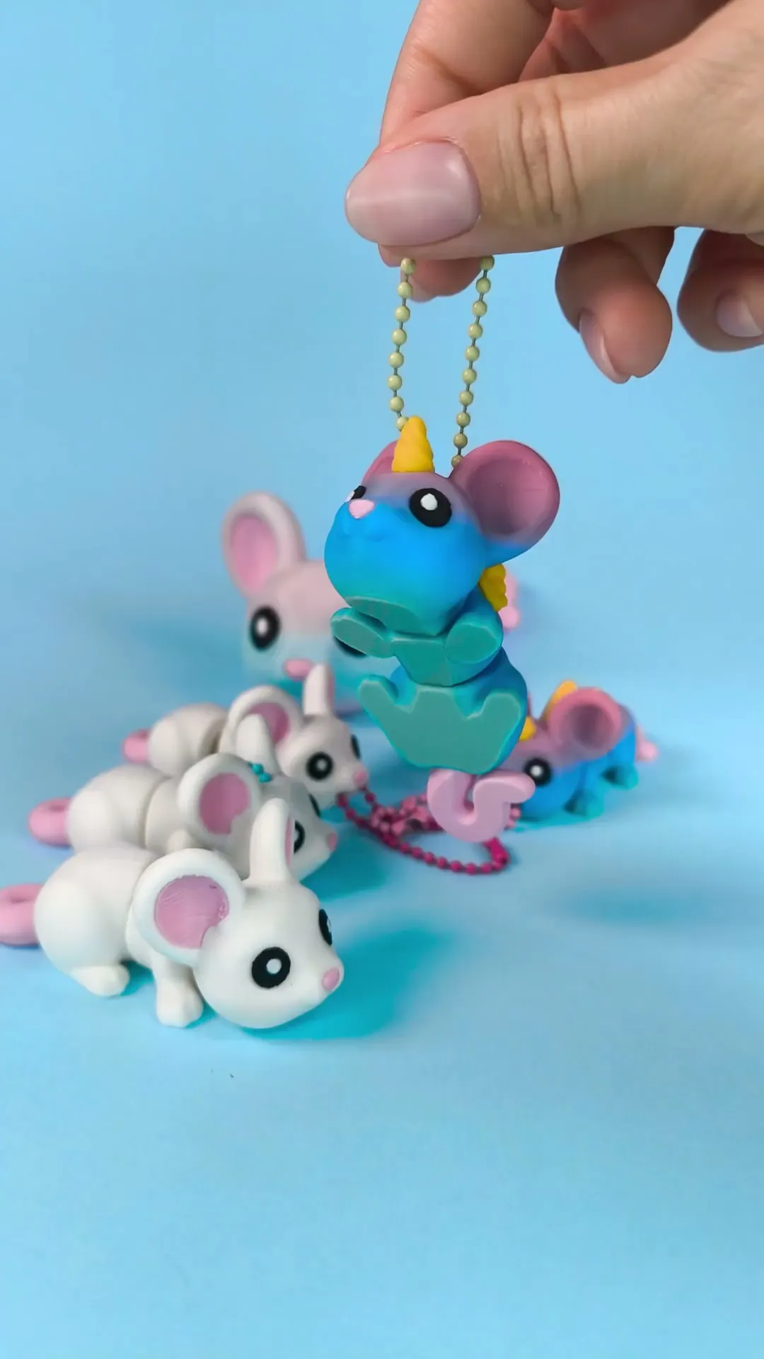 Moon Diorama for Cute Flexi Animals - Mouse Edition 