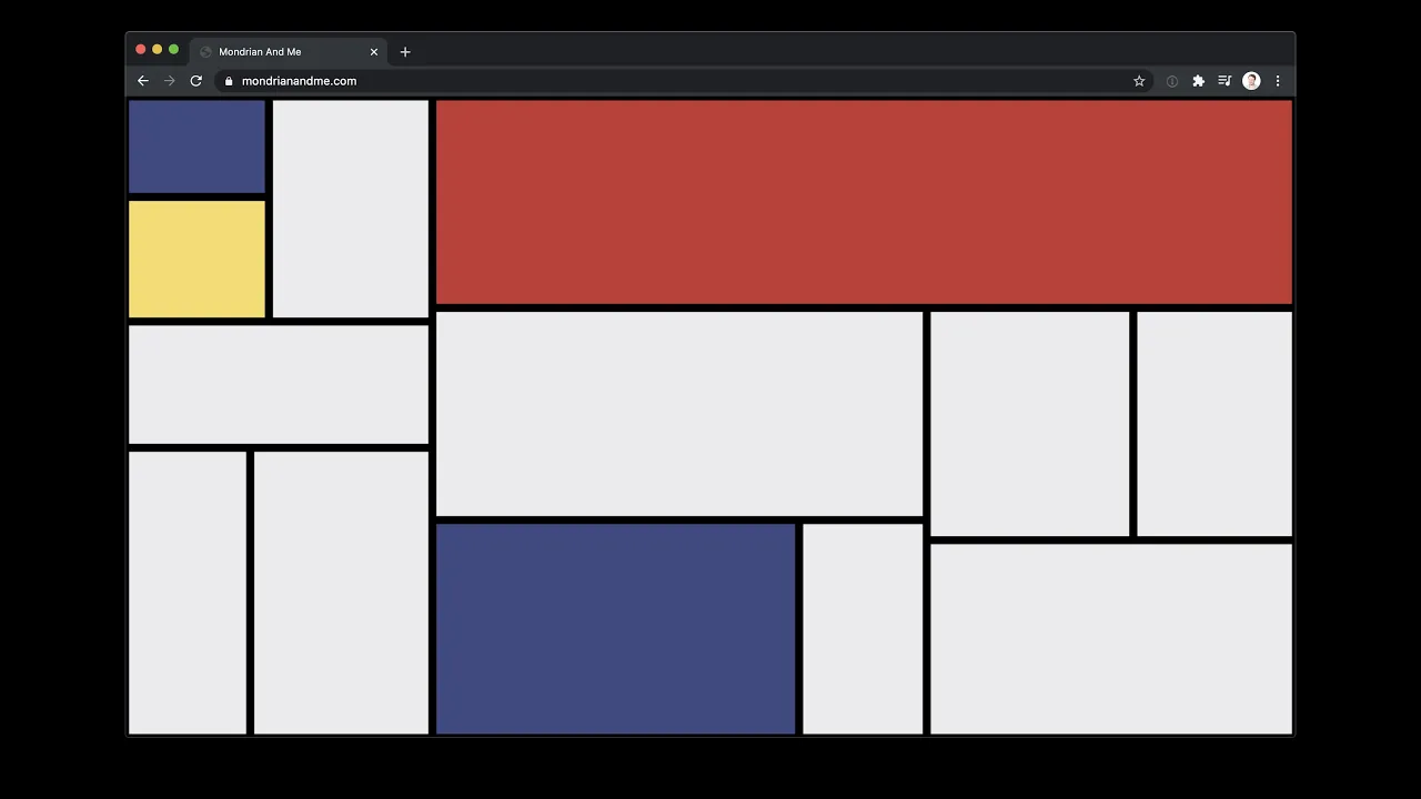 Useless Build: Mondrian And Me