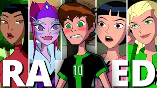 Ben 10 s Girlfriends RANKED WORST to BEST Which Ship was Superior