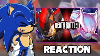THE ULTIMATE SHOWDOWN! Sonic Reacts DEATH BATTLE Shadow VS Mewtwo