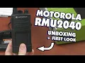 Motorola RMU2040 Two Way Radio Unboxing and First Look