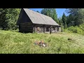 Download Lagu Een 110 jaar oude verlaten boshut ver van de bewoonde wereld, zonder enig modern comfort.