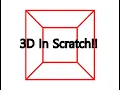 How to generate a 3D cube in Scratch using the Pen Extension