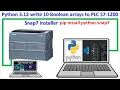 Python write boolean to PLC S7-1200 via driver Snap7