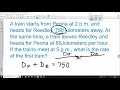 Lesson 94 - Uniform Motion Problems of the Form D1 D2 n
