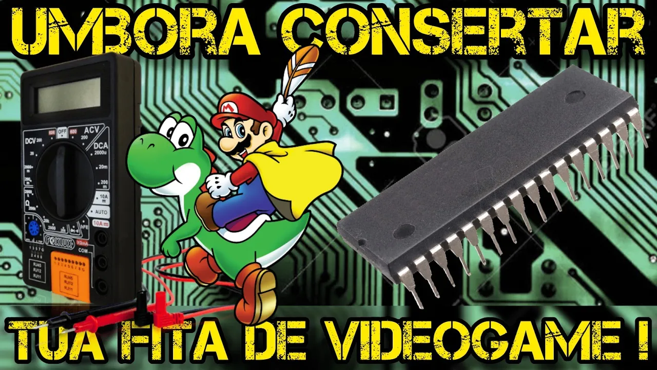 CONSERTANDO UMA FITA DE VIDEOGAME !!!!!