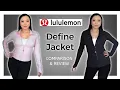 LULULEMON Define Jacket Nulu Cropped VS Hooded Review Comparison