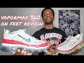 Nike Air Vapormax 360 University Red Vast Grey On Feet Review CK2718 002