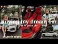 BUYING MY DREAM CAR AT 24 2024 ACURA TLX A-SPEC WITH RED INTERIOR car shopping new car tour
