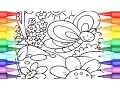 Coloring Pages Garden Flowers Butterfly I Fun Coloring s For Kids