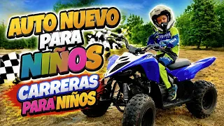 Den y Mamá estrenan su Nuevo Coche y compiten en Carreras! | Aventuras en coche para niños!