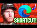 HOW to CREATE a Desktop Shortcut in Microsoft Edge Windows 11