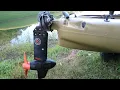 Hobie Evolve Electric Motor Kit by Torqeedo Complete Review and Demo