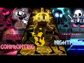 Download Lagu Confronting your nightmare: Confronting yourself but is Cuphead, Sans \u0026 Bendy (And Nightmares) - FNF