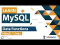 MySQL Date Functions Tutorial in Hindi Urdu