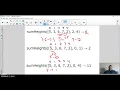 Solution to sumHeights Coding Bat problem