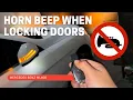Lagu HORN BEEP WHEN LOCKING DOORS MERCEDES BENZ