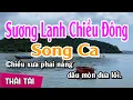 Karaoke Sương Lạnh Chiều Đông | Song Ca | Thái Tài