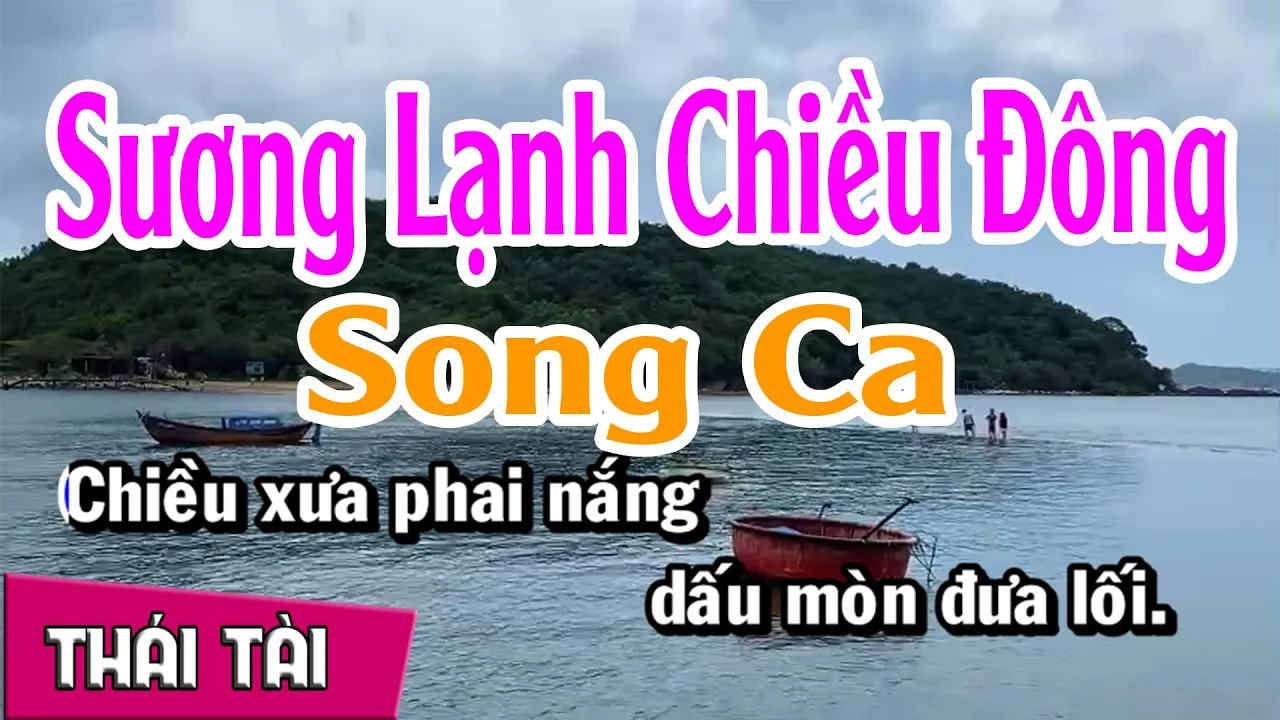 Karaoke Sương Lạnh Chiều Đông | Song Ca | Thái Tài