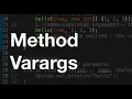 Method Varargs in Java Interview questions on the concept