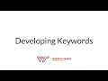 Developing Keywords