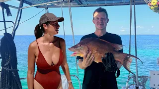 BOAT LIFE: We Ate the Wrong Fish in the Bahamas?! Ep-189