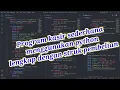 Tutorial membuat program kasir sederhana menggunakan python