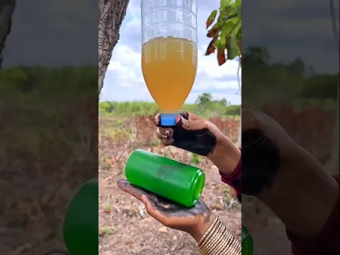 Survival Skills Mom Shows How to Make Soap and Water in forest #campping #outdoors #useful