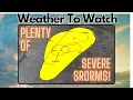Weather to Watch for the next 2 weeks Active severe storm pattern Hot weather shifting east