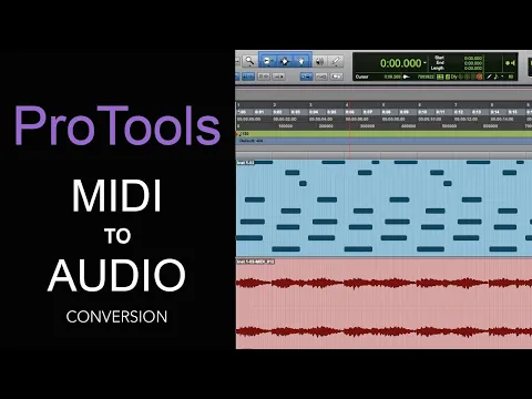 Download MP3 ProTools MIDI to Audio Conversion | How To Convert MIDI to AUDIO 2 Ways