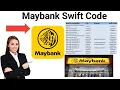 How to Get the Maybank Swift Code