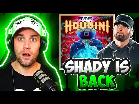 Download MP3 CLASSIC SHADY RETURNS!! | Rapper Reacts to Eminem - Houdini (FIRST REACTION)