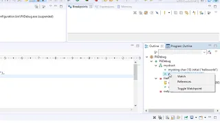 Debugging in Enterprise Developer for Eclipse