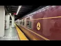Amtrak Crescent Train 20 with FRA DOTX Car 221 at NY Penn Station