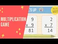 Practice Multiplication Heart Notes Multiplication Game Fun Multiplication Game for Kids