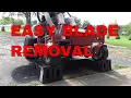 How To Easily Remove AND Sharpen Zero Turn Mower Blades