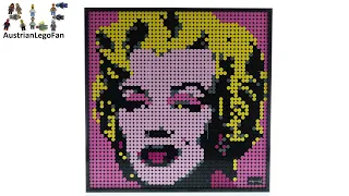 LEGO Art 31197 Andy Warhol's Marilyn Monroe - Lego Speed Build Review