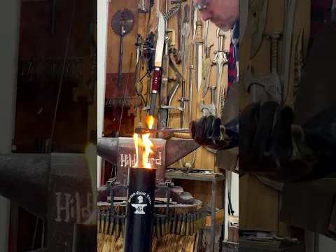 Dracula’s Sword Is In the Fire! #blacksmith #bladesmith #dracula #blade #art