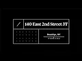140 East 2nd Street 3T