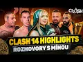 HIGHLIGHTS \u0026 ROZHOVORY s Mínou #clash14 