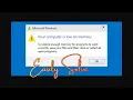 Fix Your Computer is Low on Memory Error in Windows