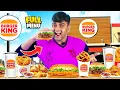 Trying Full Menu of Burger King