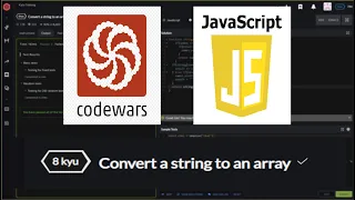 8 kuy Convert a string to an array codeWars javaScript