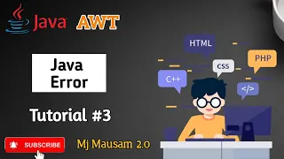 Java Basic Error Java AWT - Tutorial